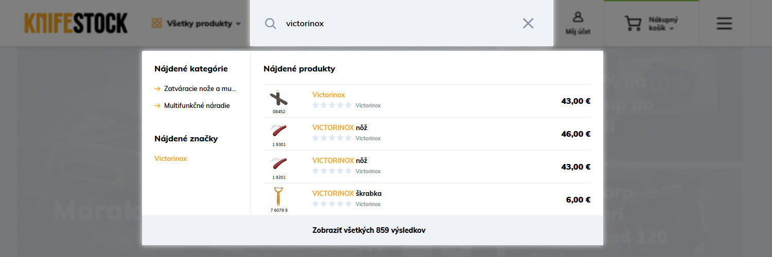 ръководство за пазаруване на knifestock.bg - търсене