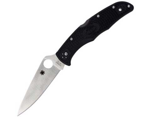 типове заточване - нож spyderco плоско заточване - knifestock