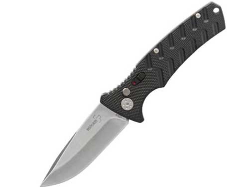 типове заточване - нож Boker Plus Strike саблено заточване - knifestock